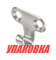 Купить Крючок для одежды 32х12х1.5 мм, нержавеющий (упаковка из 15 шт.) арт. 21400_pkg_15