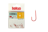 Купить Крючки Saikyo KH-10101 R CHIKA №10 (10 шт.) арт. KH-10101R10-10