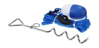 Купить Якорь-бур с веревкой 4.5 м и поплавком арт. A2384BL