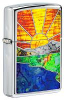 Зажигалка ZIPPO Лучшая цена с покрытием High Polish Chrome, латунь/сталь, серебристая, 38x13x57 мм
