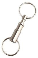 Карабин для ключей VICTORINOX, с 2 кольцами, никелированный