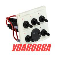 Панель бортового питания 5 переключателей (упаковка из 10 шт.)