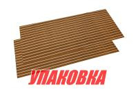 Купить Покрытие палубное EVA, 2400х900х6мм, самоклеящееся, коричневое, тип A, упаковка 2 листа, Marine Rocket (упаковка из 4 шт.) арт. MR2LBW90GP_SET2_pkg_4