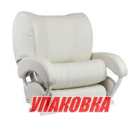 Купить Кресло с перекидной спинкой и болстером, обивка винил, цвет белый (упаковка из 2 шт.) арт. MR18012_pkg_2