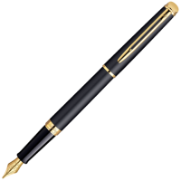Купить Waterman Hemisphere - Matt Black GT, перьевая ручка, F арт. S0920710