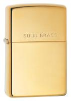 Зажигалка ZIPPO Classic с покрытием High Polish Brass, латунь/сталь, золотистая, 38x13x57 мм