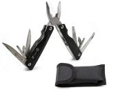 Купить Мультитул Stinger, 104x43 мм, 9 функций, сталь/алюминий, чёрно-серебристый, в нейлоновом чехле арт. MT-874A