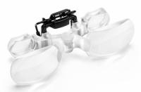 Купить Лупа-прищепка бинокулярная Eschenbach MaxTV 2x, для просмотра телевизора, с креплением на очки арт. 1076199