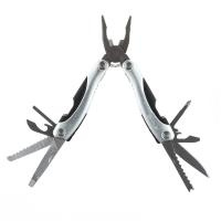 Купить Мультитул Stinger, 104x45 мм, 15 функций, сталь/алюминий/пластик, серебристый, в нейлоновом чехле арт. MT-820AB