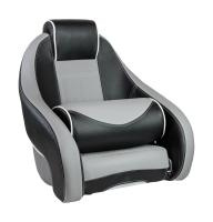 Купить Кресло с болстером Stingray, обивка винил, цвет черный/серый арт. MR18010
