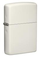 Купить Зажигалка ZIPPO Classic с покрытием Glow In The Dark, латунь/сталь, белая, матовая, 38x13x57 мм арт. 49193