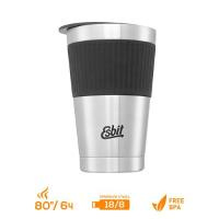 Купить Термокружка Esbit SCULPTOR, из нержавеющей стали с резиновой накладкой, черная, 0.55 л, TBL550SC-SL-S арт. TBL550SC-SL-S