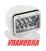 Купить Прожектор с дистанционным управлением, белый корпус, светодиодный, брелок и джойстик, модель 220 (упаковка из 2 шт.) арт. SL22061CW12VSS_pkg_2