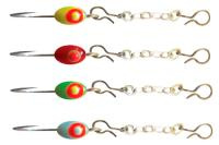 Купить Подвеска ECOPRO №3 "капля светофор с цепочкой" для зим.блесны (50шт.) арт. EPDM350