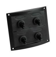 Купить Панель бортового питания 4 переключателя, предохранители арт. 10044-BK