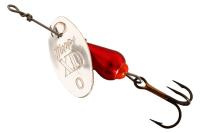 Блесна вращ. Mepps XD PLATINUM, 1, SILVER/Red