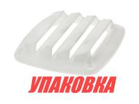 Купить Решетка воздухозаборника 86х86х15 мм, белый (упаковка из 100 шт.) арт. 15201W_pkg_100