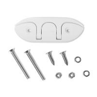 Утка швартовая складная SUNFINE 120 мм, белый нейлон