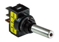 Тумблер двухпозиционный ON-OFF 12В/16А 3P  с подсветкой