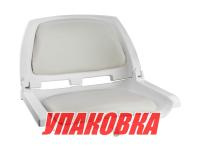 Купить Кресло складное мягкое TRAVELER, цвет белый/серый (упаковка из 16 шт.) арт. 1061104C_pkg_16