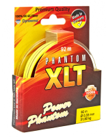 Шнур Power Phantom 4x, XLT, 92м, желтый, 0,18мм, 13,2кг