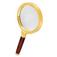 Купить Лупа Kromatech ручная круглая 6х, 80 мм, в золотистой оправе арт. 1103322