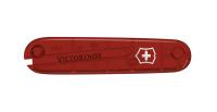 Передняя накладка для ножей VICTORINOX 91 мм, пластиковая, полупрозрачная красная
