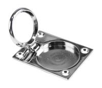 Купить Ручка палубная потайная 63х48х8 мм; хромированная латунь арт. 12170