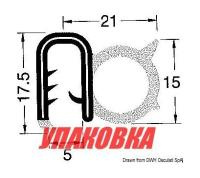 Купить Профиль для окантовки стеклопластика (упаковка из 16 шт.) арт. 44-493-02M_pkg_16