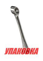 Стойка поручня проходная под трубу 7/8 (22 мм), продольная, высота 152 мм (упаковка из 10 шт.)