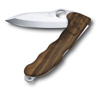 Нож охотника VICTORINOX Hunter Pro Wood 130 мм, 2 функции, с фиксатором, рукоять из орехового дерева