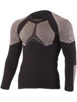 Футболка  мужская Rolo/ дл. рукав/ синтетика 260/ черный/ XXL-XXXL, Rolo9070XXLXXXL