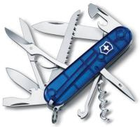 Купить Нож перочинный VICTORINOX Huntsman, 91 мм, 15 функций, полупрозрачный синий арт. 1.3713.T2