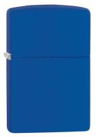 Купить Зажигалка ZIPPO Classic с покрытием Royal Blue Matte, латунь/сталь, синяя, матовая, 38x13x57 мм арт. 229