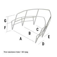 Леер носовой тип 1 (6 стоек) под заказ