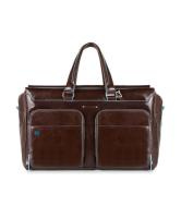 Купить Сумка дорожная Piquadro Blue Square, коричневая, 47x29x21,5 см арт. BV4342B2/MO