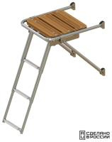 Купить Платформа кормовая с трапом 3 ступени серые арт. 040203GT