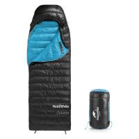 Купить Мешок спальный Naturehike CW400 NH18C400-D с утиным пухом, размер M, черный арт. 6927595794531