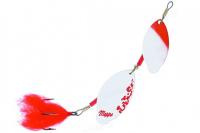 Блесна вращ. Mepps TANDEM PIKE, Red/White/SILVER (блистер)