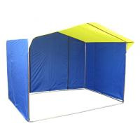 Купить Палатка торговая Митек Домик 3.0х1.9 (желто-синий) арт. 1079069