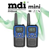 Комплект радиостанций MDI Mini Blue (чёрный/синий)