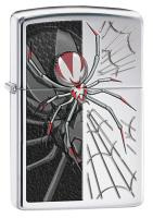 Зажигалка ZIPPO Classic с покрытием High Polish Chrome, латунь/сталь, серебристая, 38x13x57 мм