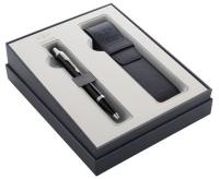 Купить Набор подарочный Parker IM Core Gift 20 - Black CT, ручка шариковая +чехол арт. 2122003