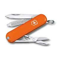 Купить Нож-брелок VICTORINOX Classic SD Colors "Mango Tango", 58 мм, 7 функций, оранжевый арт. 0.6223.83G