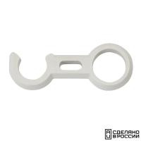 Купить Крючок фиксатор трапа 22мм белый арт. 040545WT