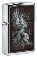 Зажигалка ZIPPO Лучшая цена с покрытием High Polish Chrome, латунь/сталь, серебристая, 38x13x57 мм