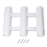 Держатель спиннинга SUNFINE тройной 50мм, белый пластик