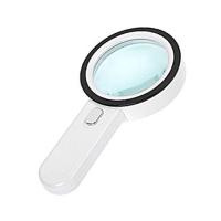 Купить Лупа Kromatech ручная круглая 30x, 105 мм, с подсветкой (12 LED) MG-30-105 арт. 1076281