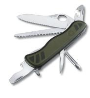 Нож Victorinox Soldiers Knife, 111 мм, 10 функций, зеленый