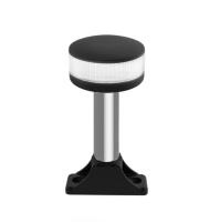 Огонь круговой светодиодный на стойке 150 мм, нержавеющая сталь